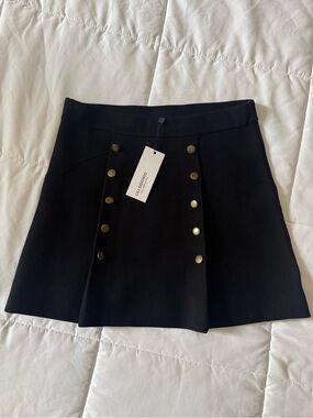 Lili Sidonio Black Knitted Skirt – Size Small